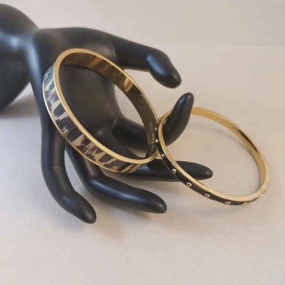 Kate Spade Gold and Black Bracelet Duo - Picture 6 of 16